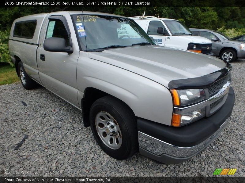 Silver Birch Metallic / Dark Charcoal 2005 Chevrolet Silverado 1500 Regular Cab