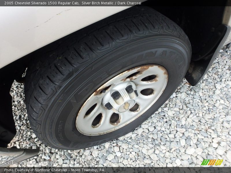 Silver Birch Metallic / Dark Charcoal 2005 Chevrolet Silverado 1500 Regular Cab