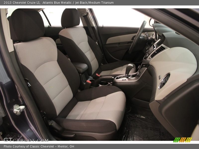 Atlantis Blue Metallic / Jet Black/Medium Titanium 2013 Chevrolet Cruze LS