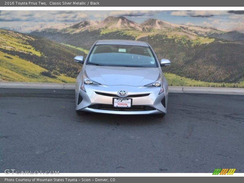 Classic Silver Metallic / Black 2016 Toyota Prius Two