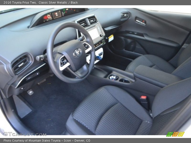 Classic Silver Metallic / Black 2016 Toyota Prius Two