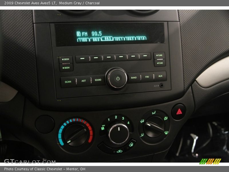 Medium Gray / Charcoal 2009 Chevrolet Aveo Aveo5 LT