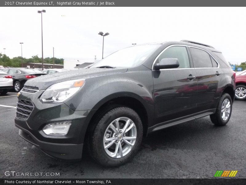 Nightfall Gray Metallic / Jet Black 2017 Chevrolet Equinox LT