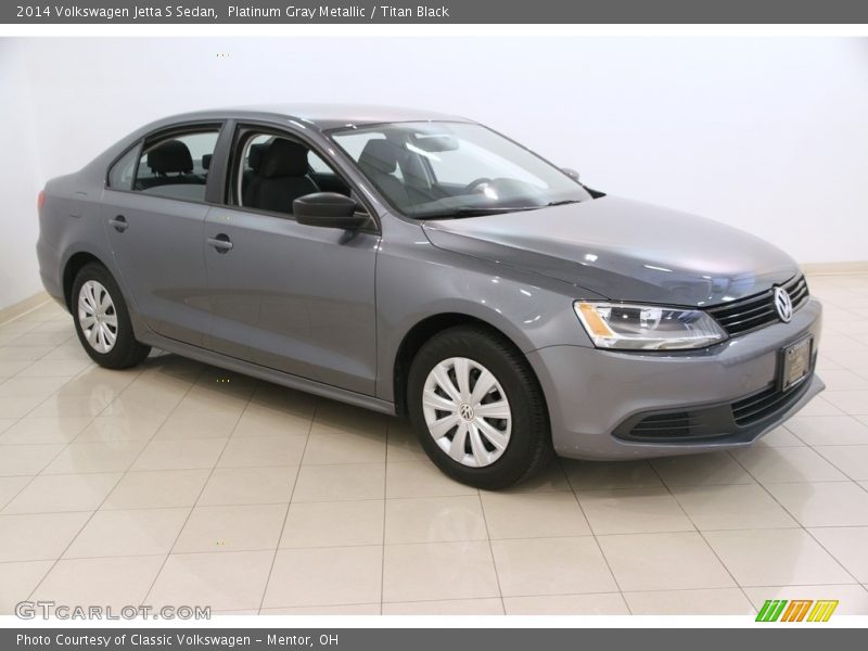 Platinum Gray Metallic / Titan Black 2014 Volkswagen Jetta S Sedan