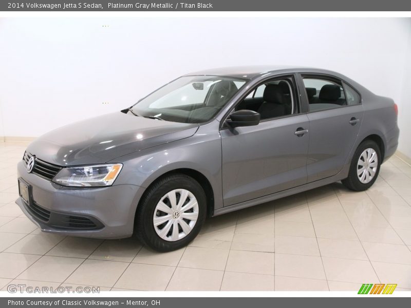 Platinum Gray Metallic / Titan Black 2014 Volkswagen Jetta S Sedan