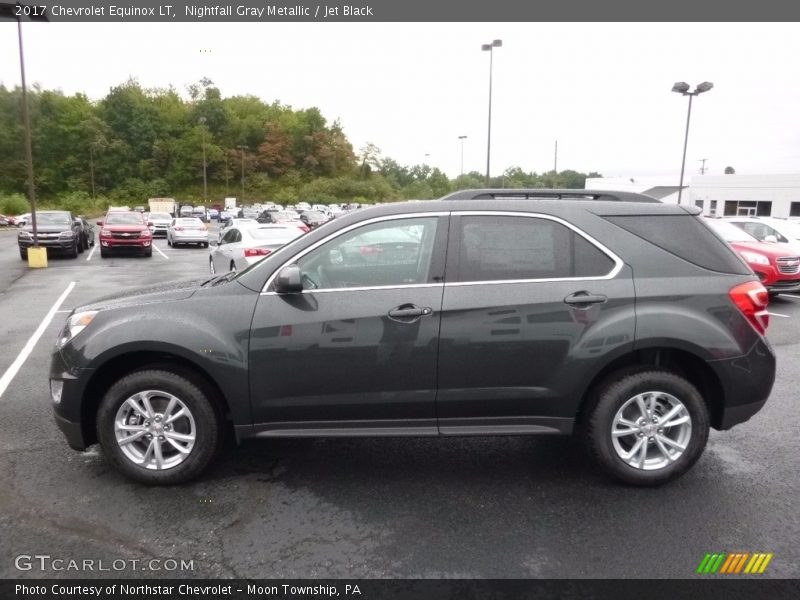 Nightfall Gray Metallic / Jet Black 2017 Chevrolet Equinox LT