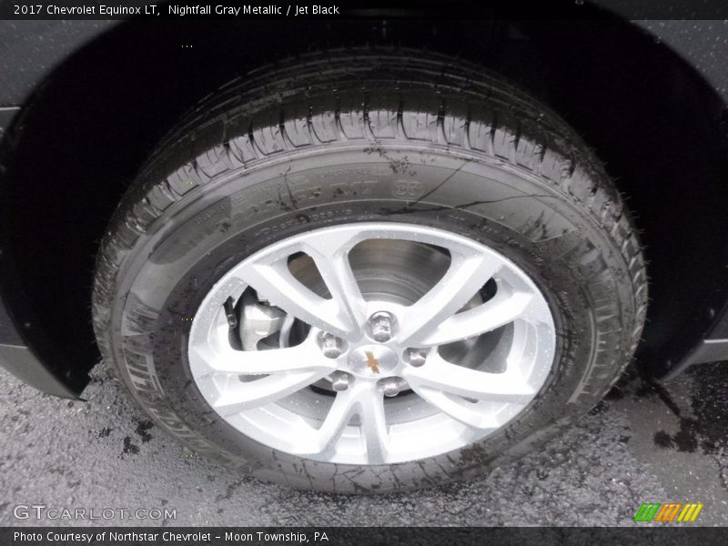 Nightfall Gray Metallic / Jet Black 2017 Chevrolet Equinox LT