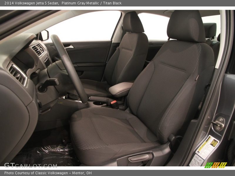 Platinum Gray Metallic / Titan Black 2014 Volkswagen Jetta S Sedan