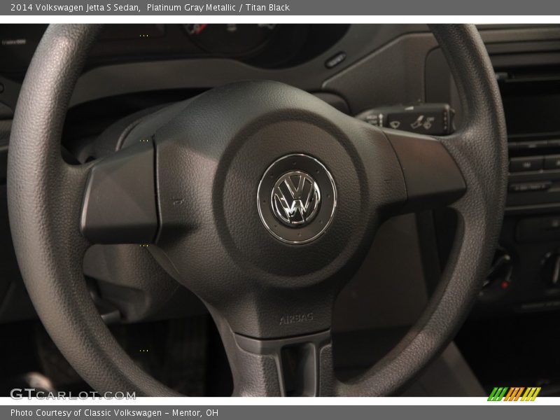 Platinum Gray Metallic / Titan Black 2014 Volkswagen Jetta S Sedan