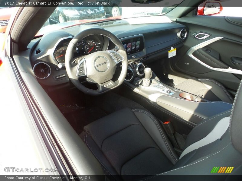 Red Hot / Jet Black 2017 Chevrolet Camaro LT Convertible