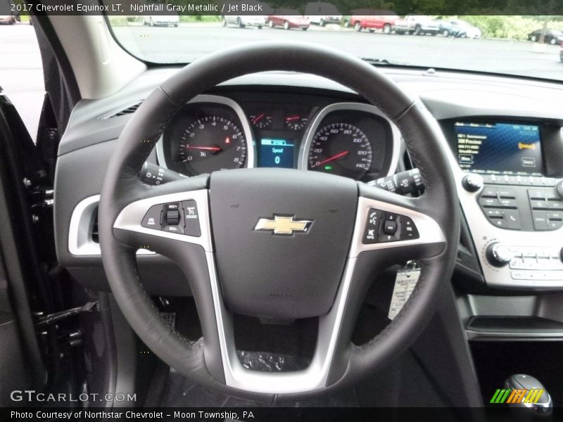 Nightfall Gray Metallic / Jet Black 2017 Chevrolet Equinox LT