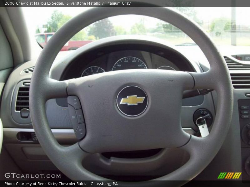 Silverstone Metallic / Titanium Gray 2006 Chevrolet Malibu LS Sedan
