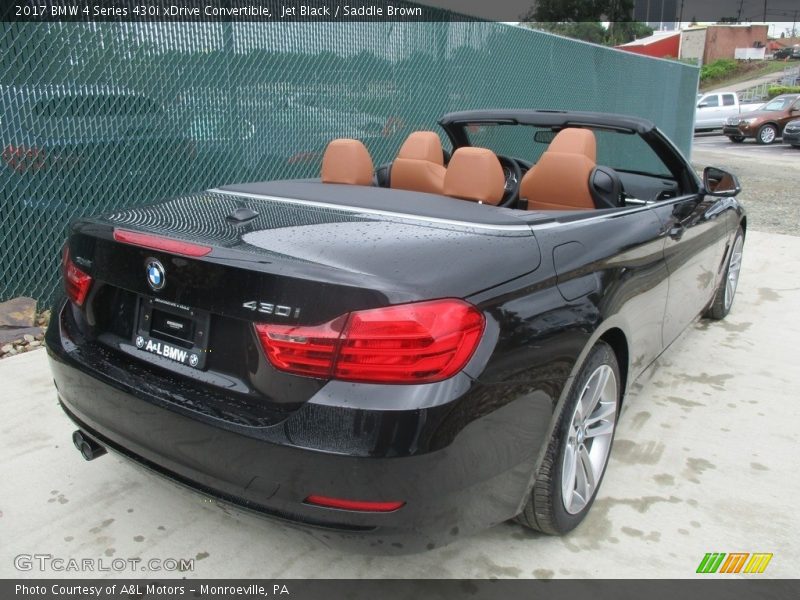 Jet Black / Saddle Brown 2017 BMW 4 Series 430i xDrive Convertible