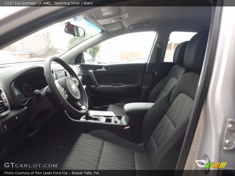 Front Seat of 2017 Sportage LX AWD