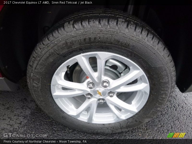 Siren Red Tintcoat / Jet Black 2017 Chevrolet Equinox LT AWD