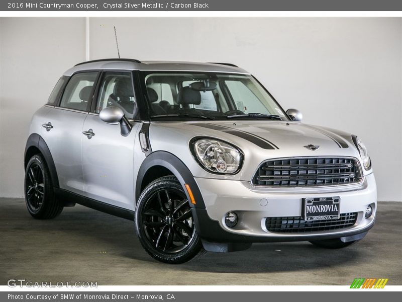 Crystal Silver Metallic / Carbon Black 2016 Mini Countryman Cooper