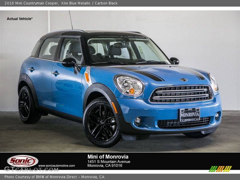 Kite Blue Metallic / Carbon Black 2016 Mini Countryman Cooper