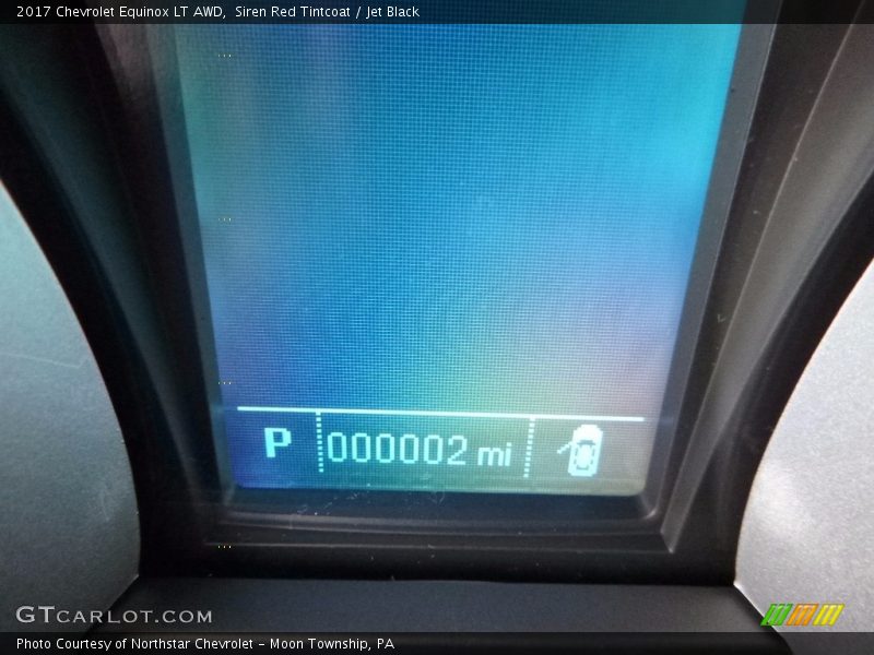 Siren Red Tintcoat / Jet Black 2017 Chevrolet Equinox LT AWD