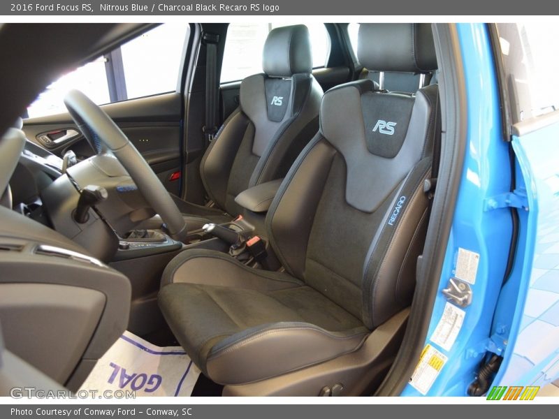 Front Seat of 2016 Focus RS