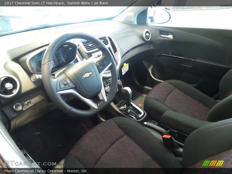  2017 Sonic LT Hatchback Jet Black Interior