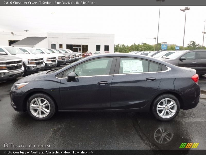 Blue Ray Metallic / Jet Black 2016 Chevrolet Cruze LT Sedan