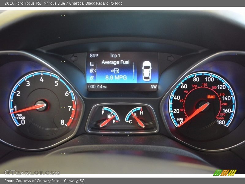  2016 Focus RS RS Gauges