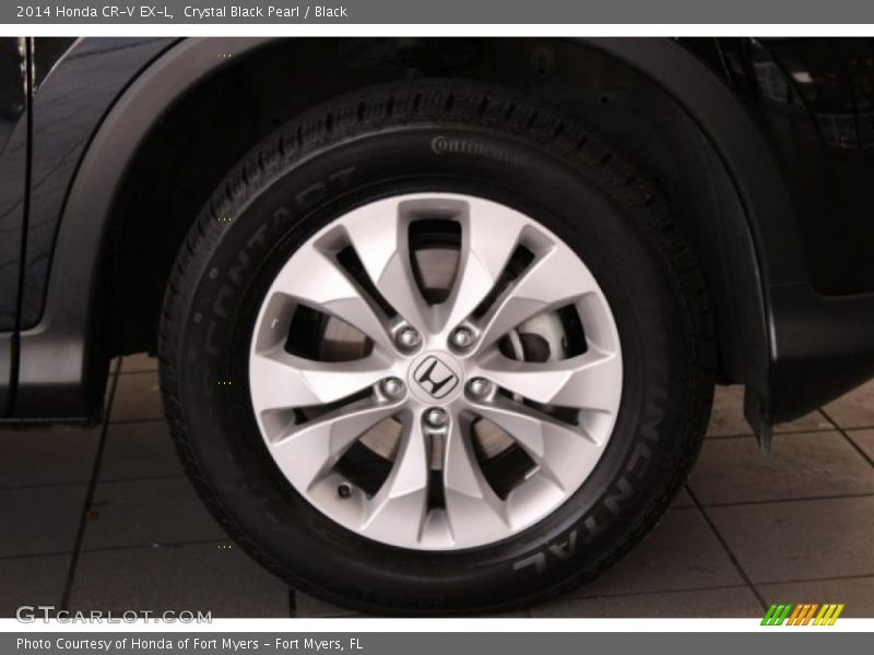 Crystal Black Pearl / Black 2014 Honda CR-V EX-L