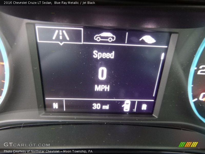 Blue Ray Metallic / Jet Black 2016 Chevrolet Cruze LT Sedan