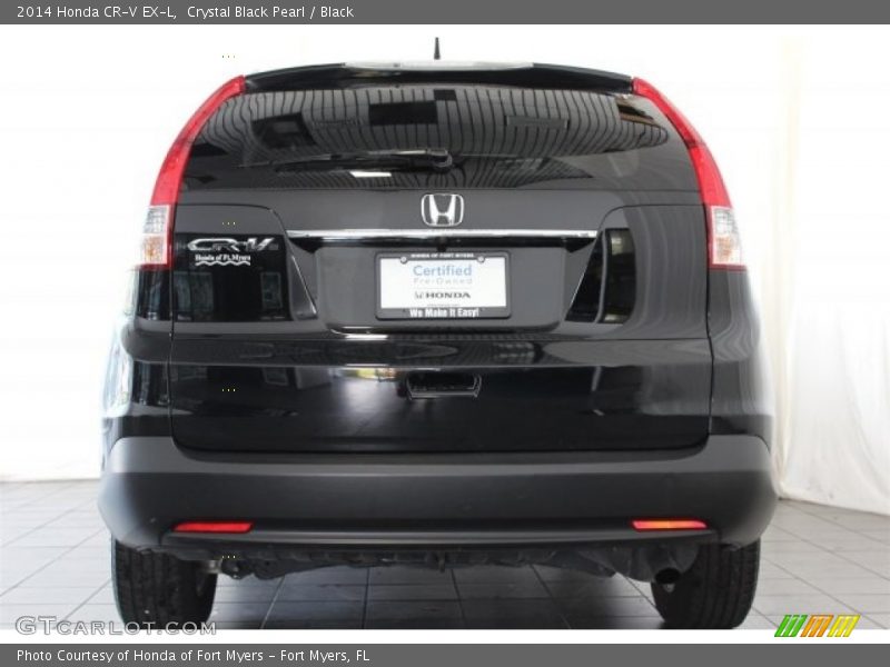 Crystal Black Pearl / Black 2014 Honda CR-V EX-L