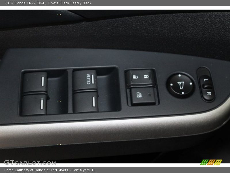 Crystal Black Pearl / Black 2014 Honda CR-V EX-L