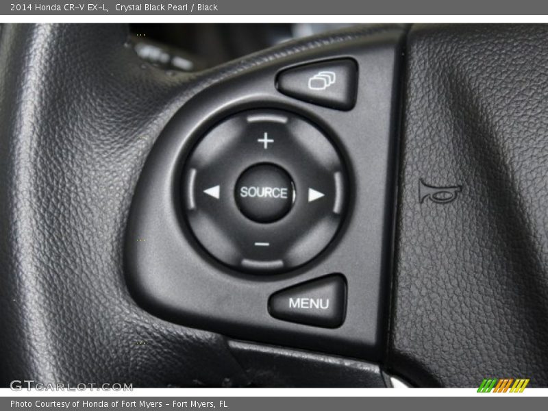 Crystal Black Pearl / Black 2014 Honda CR-V EX-L