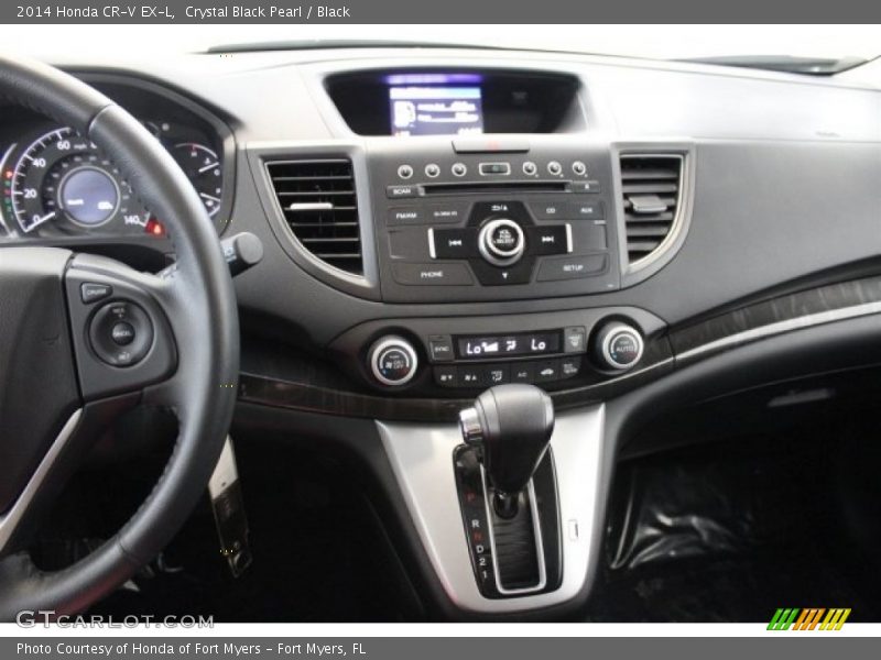 Crystal Black Pearl / Black 2014 Honda CR-V EX-L