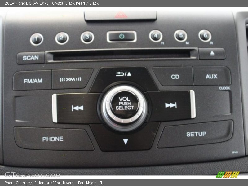 Crystal Black Pearl / Black 2014 Honda CR-V EX-L
