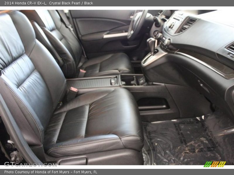 Crystal Black Pearl / Black 2014 Honda CR-V EX-L