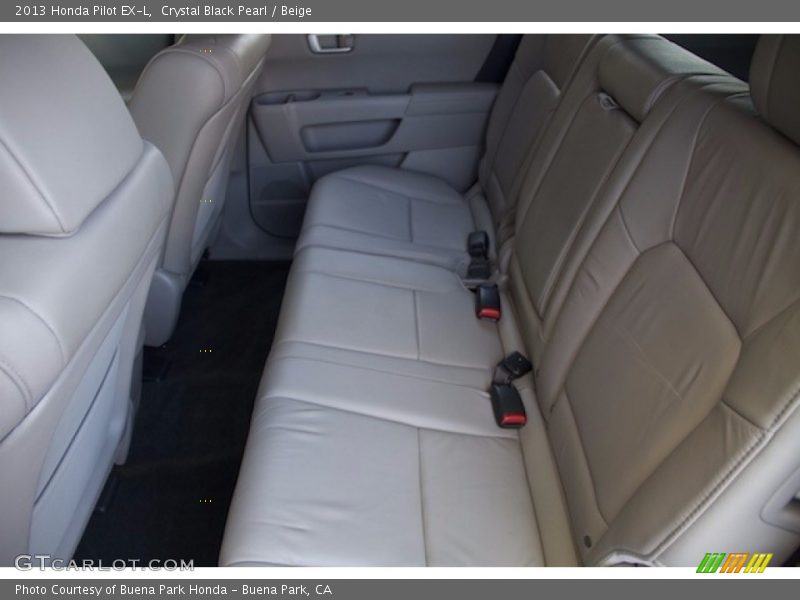 Crystal Black Pearl / Beige 2013 Honda Pilot EX-L
