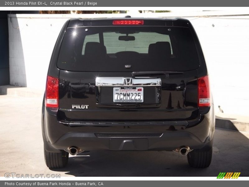 Crystal Black Pearl / Beige 2013 Honda Pilot EX-L