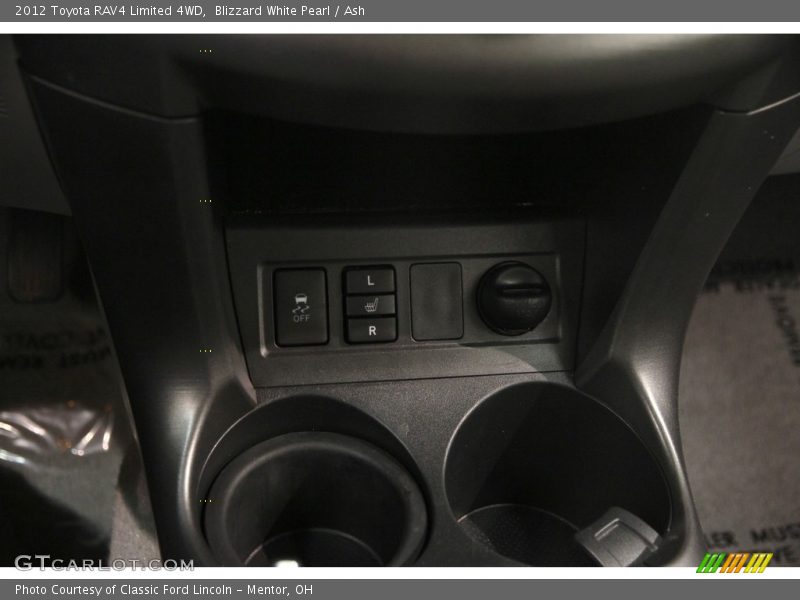 Blizzard White Pearl / Ash 2012 Toyota RAV4 Limited 4WD