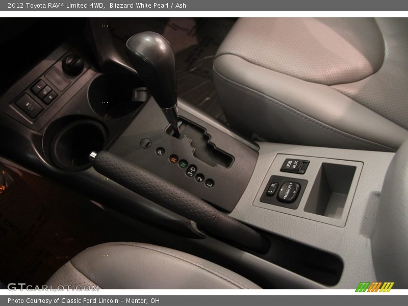 Blizzard White Pearl / Ash 2012 Toyota RAV4 Limited 4WD
