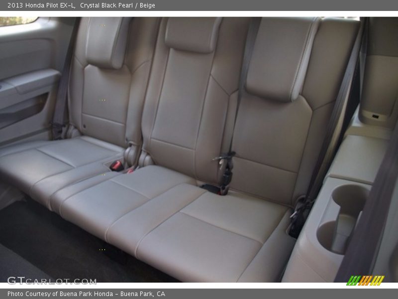 Crystal Black Pearl / Beige 2013 Honda Pilot EX-L