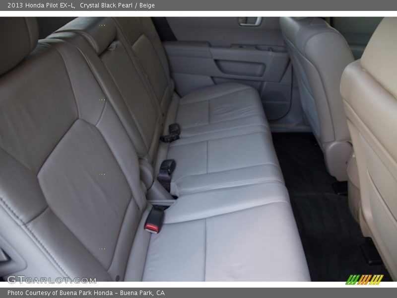 Crystal Black Pearl / Beige 2013 Honda Pilot EX-L
