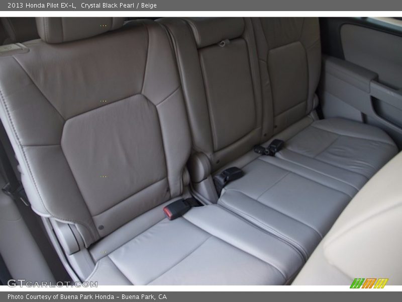 Crystal Black Pearl / Beige 2013 Honda Pilot EX-L
