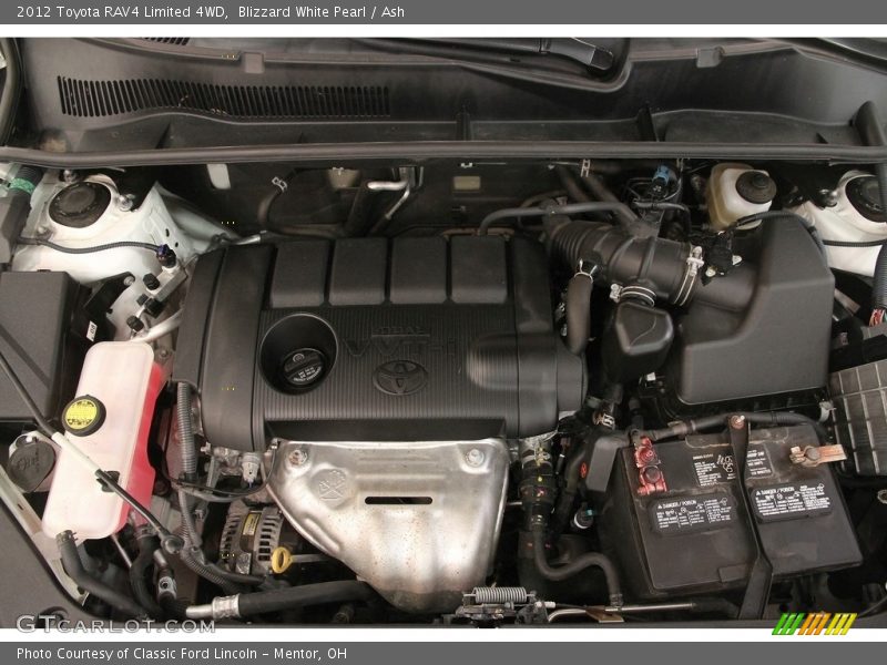 Blizzard White Pearl / Ash 2012 Toyota RAV4 Limited 4WD