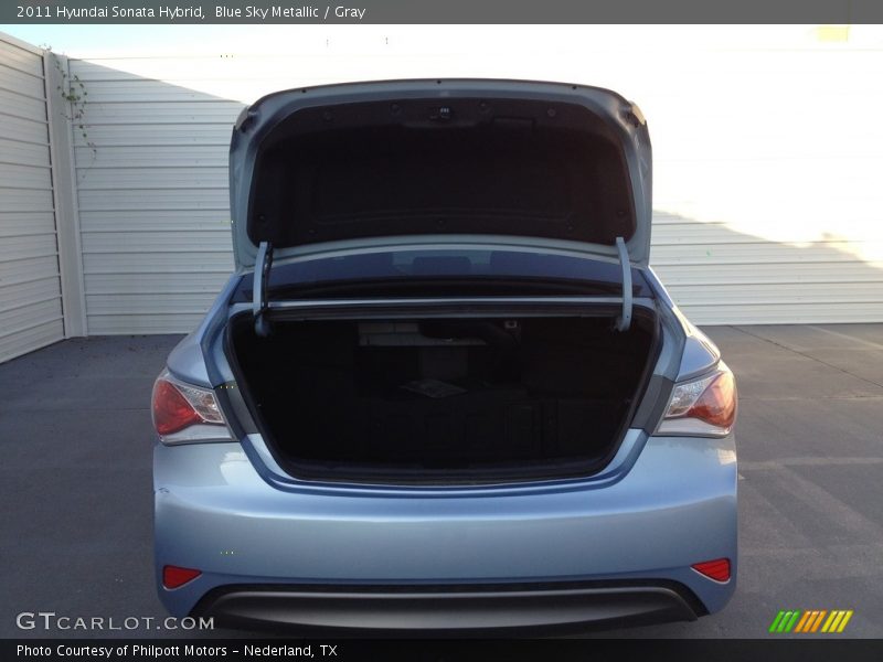 Blue Sky Metallic / Gray 2011 Hyundai Sonata Hybrid