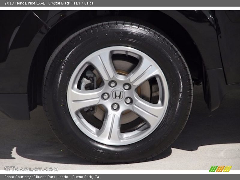 Crystal Black Pearl / Beige 2013 Honda Pilot EX-L