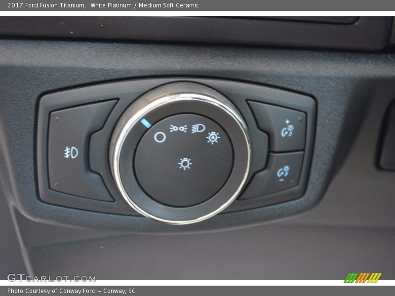 Controls of 2017 Fusion Titanium