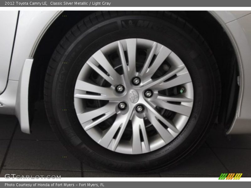 Classic Silver Metallic / Light Gray 2012 Toyota Camry LE