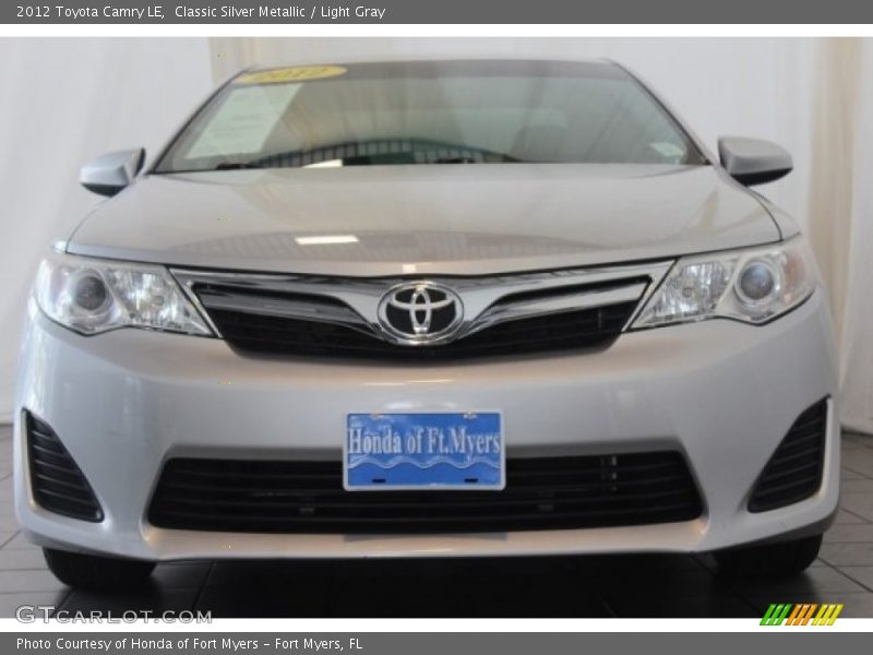 Classic Silver Metallic / Light Gray 2012 Toyota Camry LE