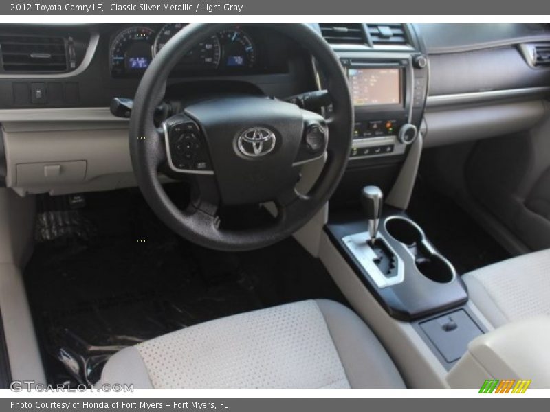 Classic Silver Metallic / Light Gray 2012 Toyota Camry LE