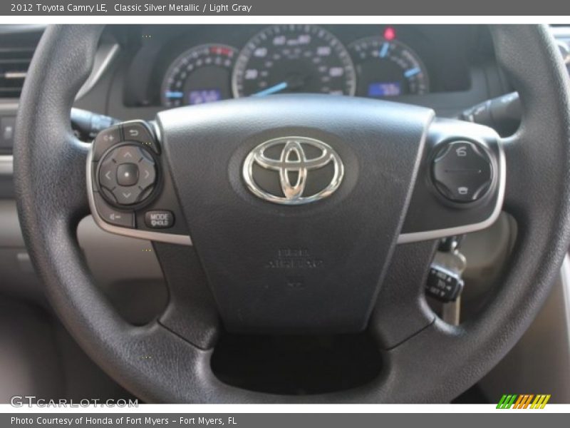 Classic Silver Metallic / Light Gray 2012 Toyota Camry LE