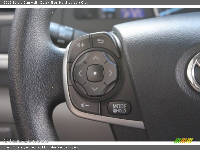 Classic Silver Metallic / Light Gray 2012 Toyota Camry LE